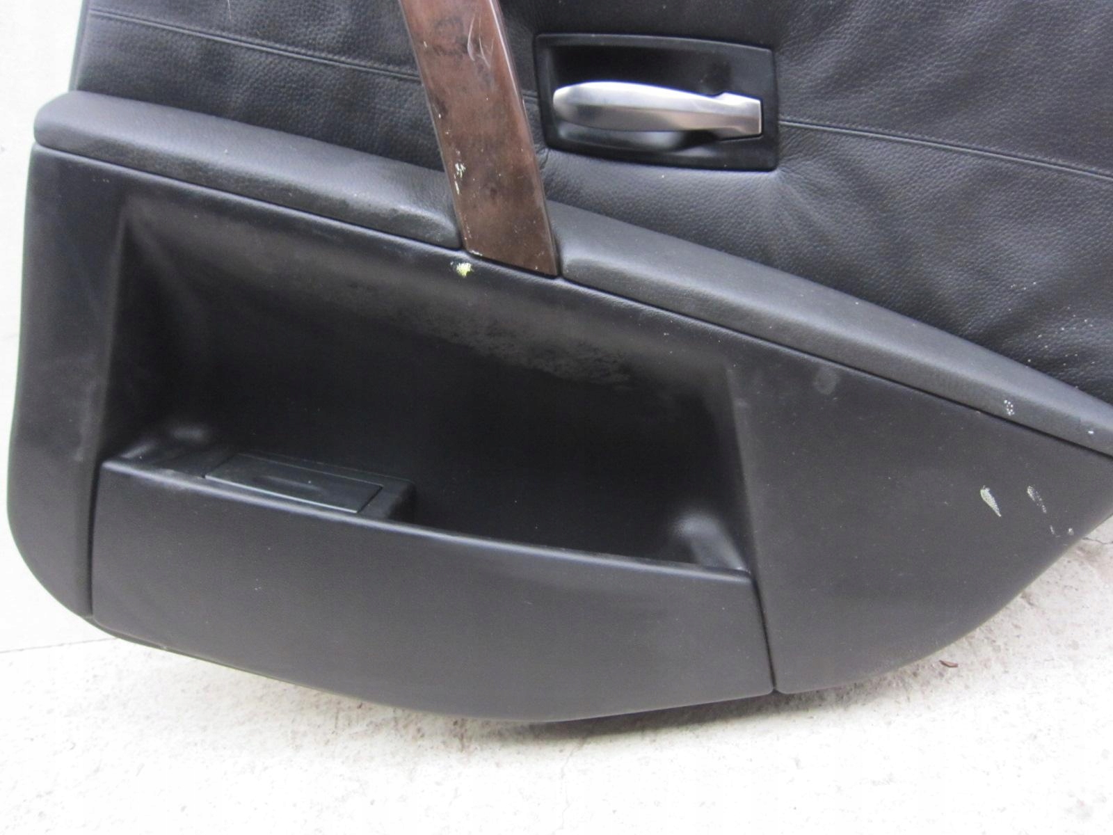BMW 5 E61 E60 side door right rear part leather SKORZANY