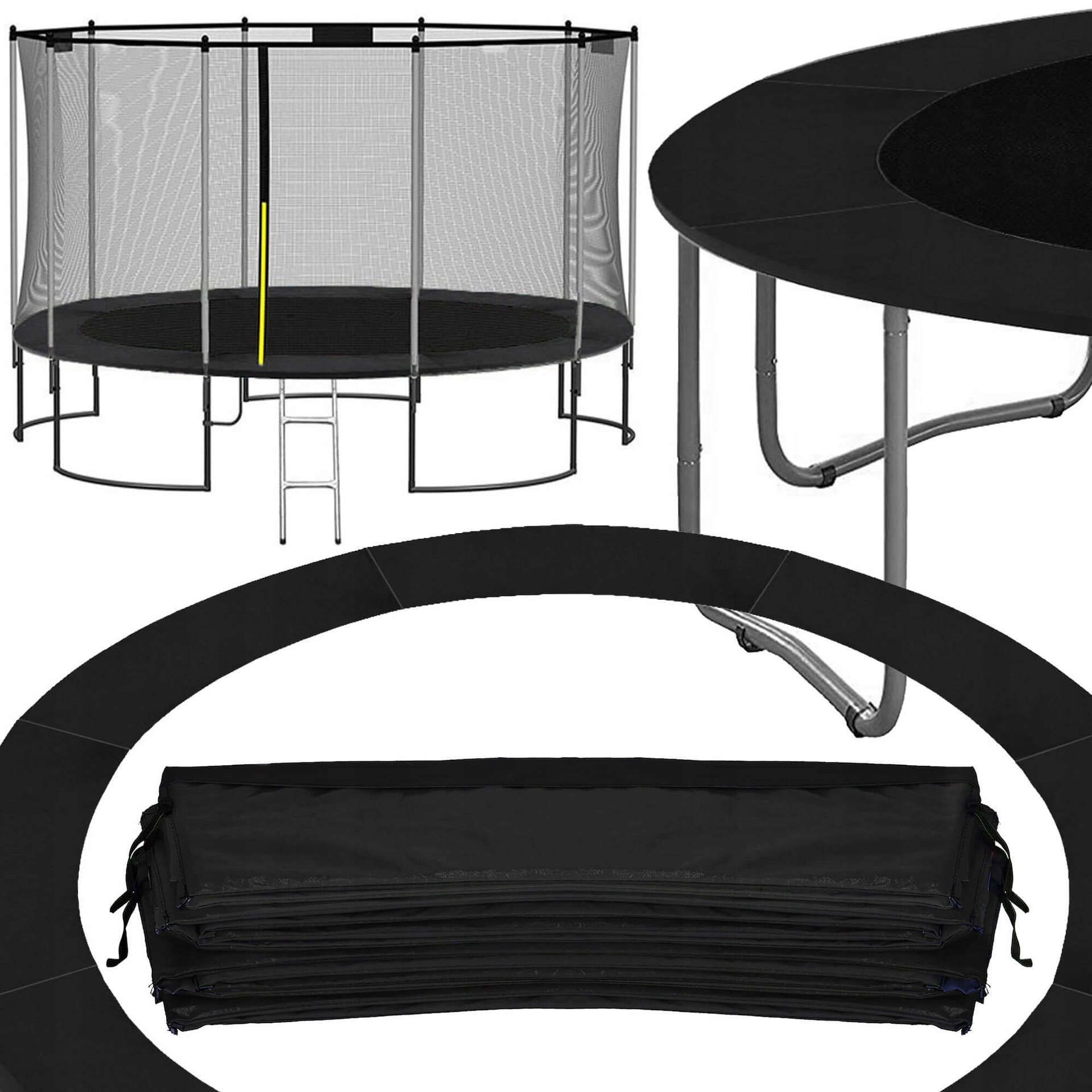 Mocna Osłona Sprężyn Do Trampoliny 244-252 cm 8FT Na Sprężyny Gruba-Zdjęcie-0
