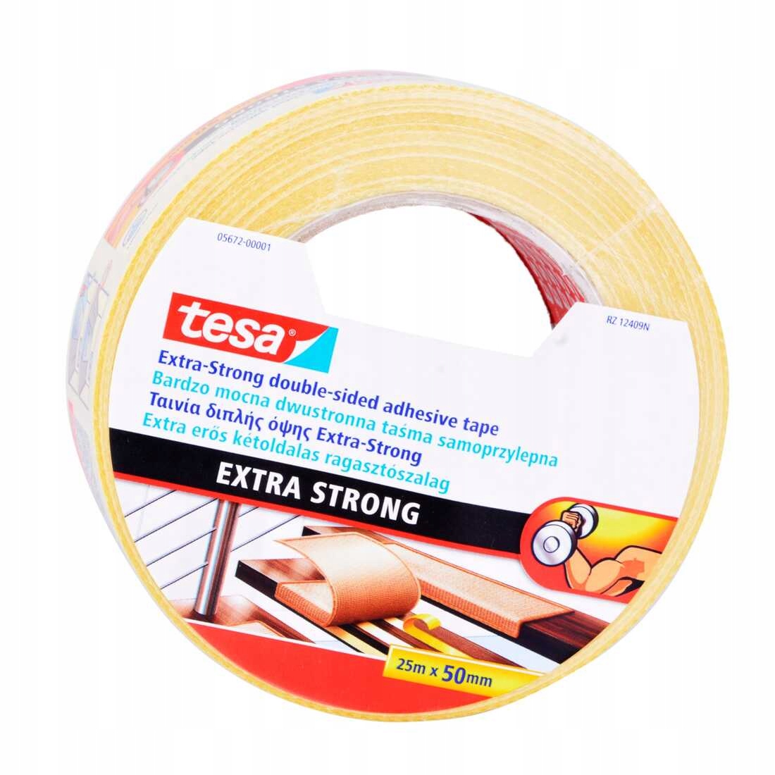 

Taśma do wykładzin tesa extra strong 25m50mm mocna