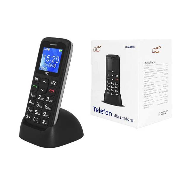 Ltc telefon pro seniory MOB10 2G černý LXMOB10