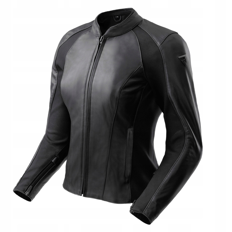 Dámska Kožená Motocyklová Bunda Rebelhorn Siena Black 2XL