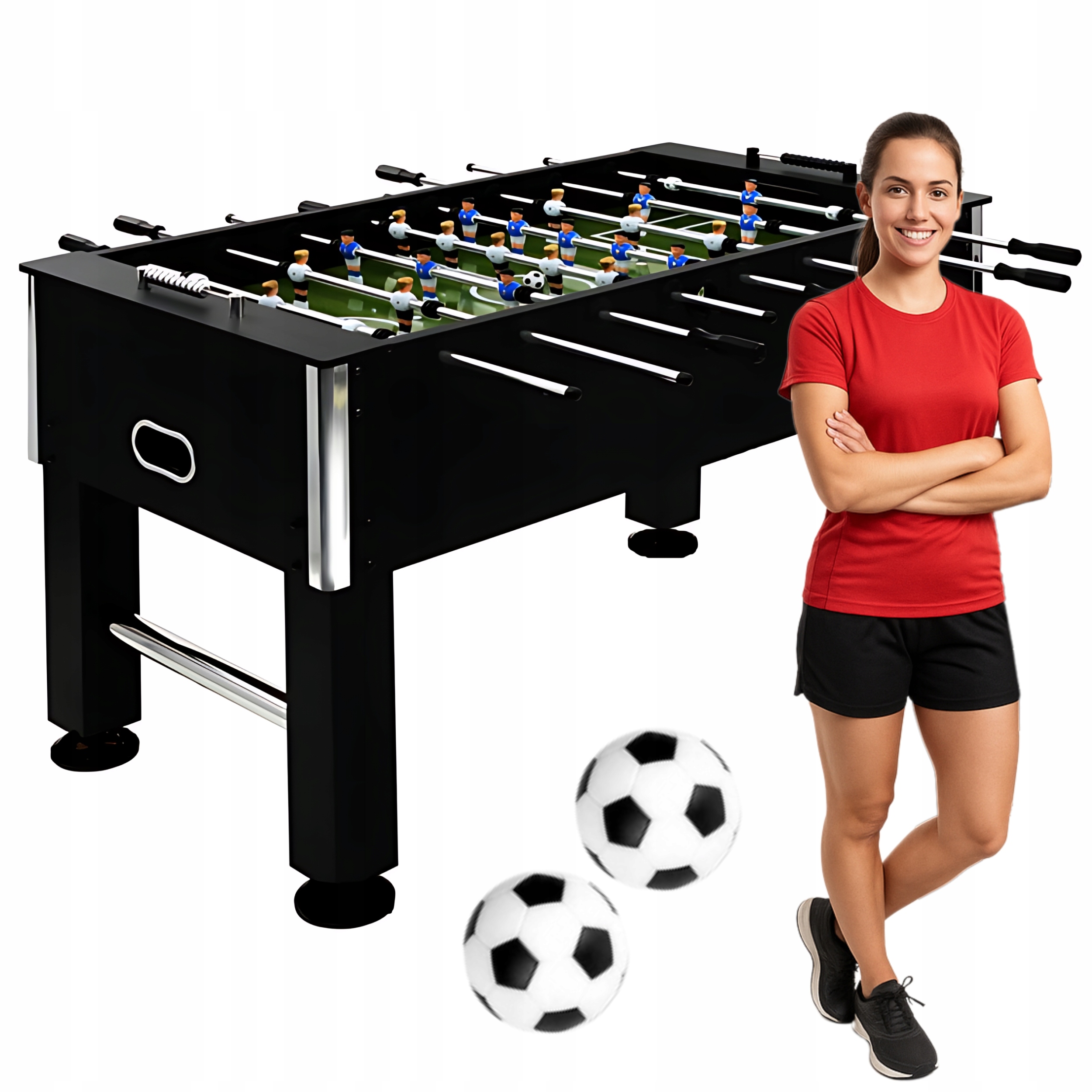 Stół Do Piłkarzyków Piłkarzyki Wielofunkcyjny Gra Piłkarzyk Stołowa Duży