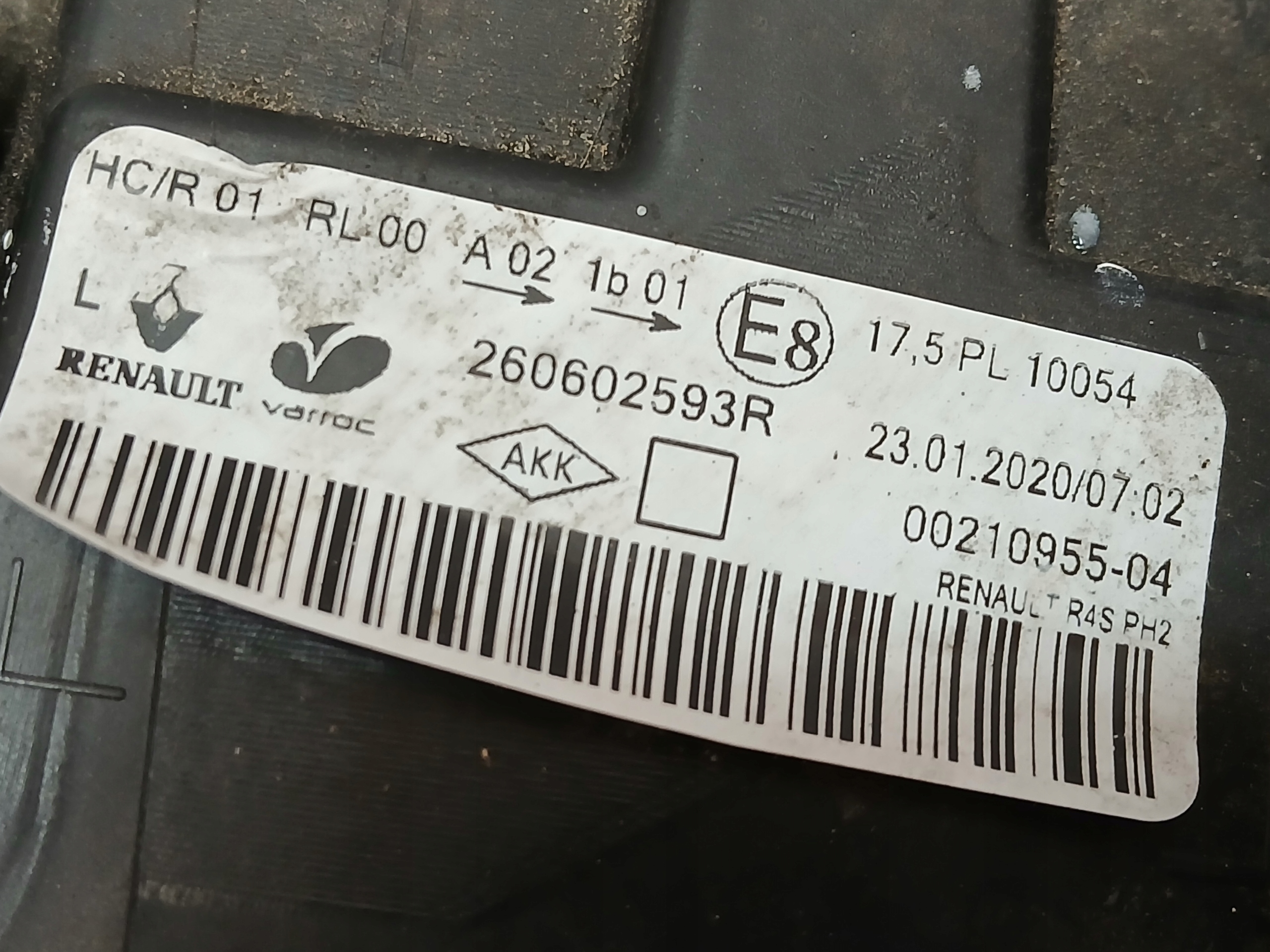 light front left RENAULT TWINGO III 3 LIFT LED 260602593R
