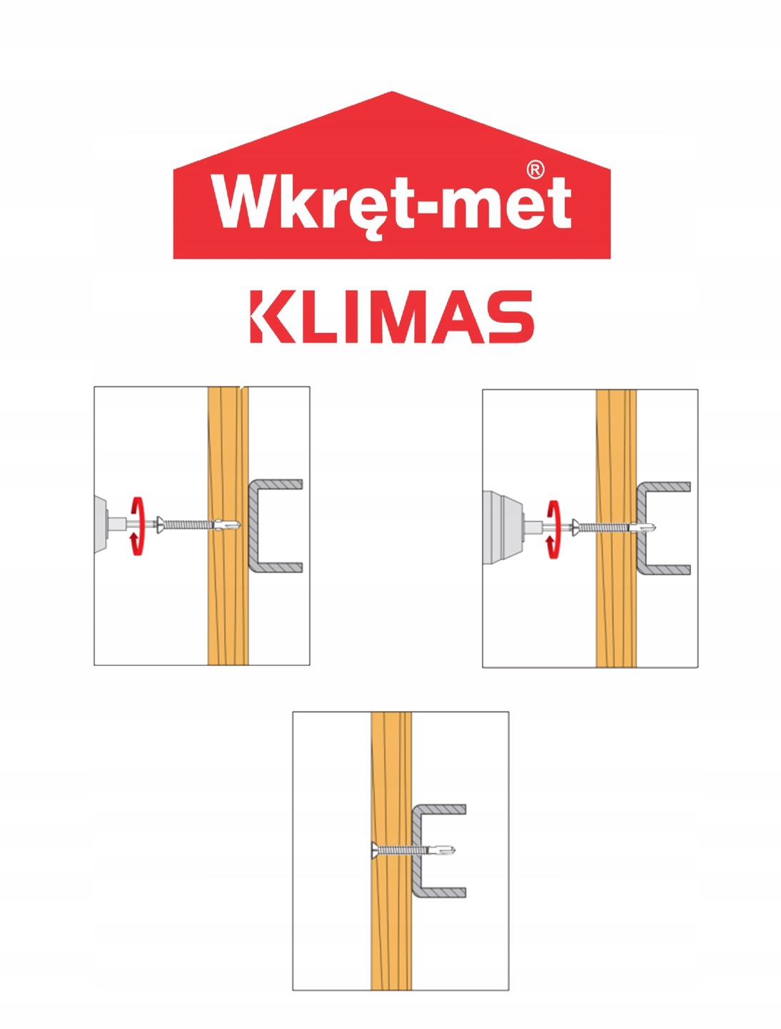 WKRĘTY SAMOWIERCĄCE DO METALU TORX 6,3x50 250 SZT Długość całkowita 50 mm