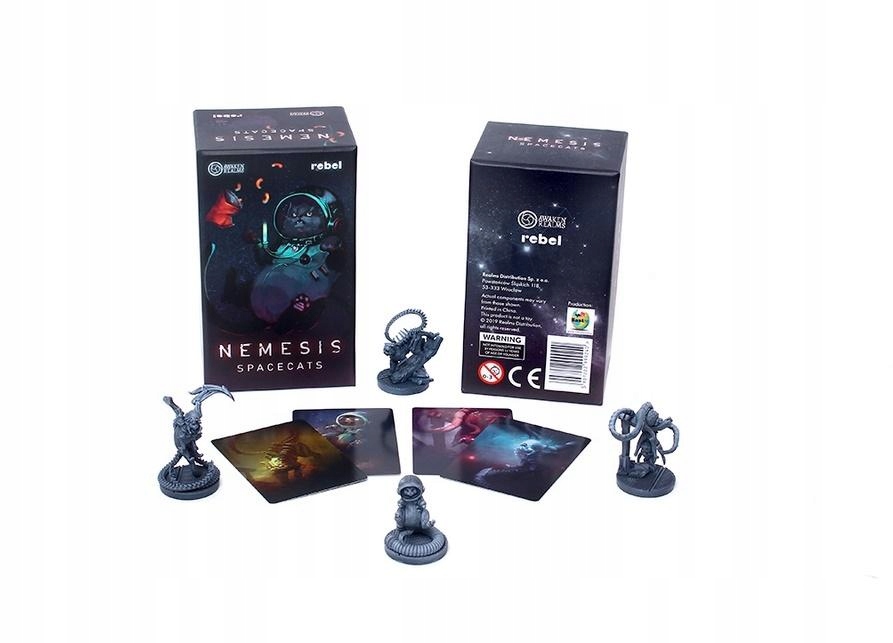 Gra Planszowa Dodatek Do Gry Nemesis: Space Cats Rebel Gra Kooperacyjna Set