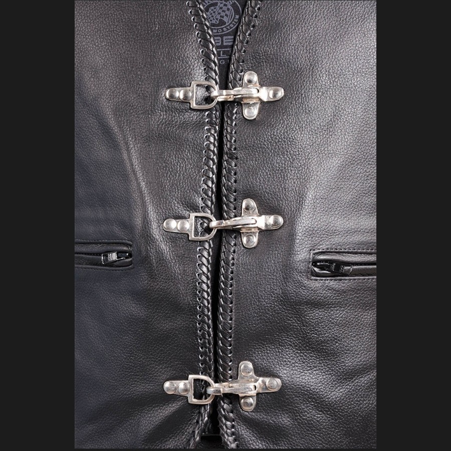 UNIKATOWA KAMIZELKA SKÓRZANA MOTOCYKLOWA KM005 6XL Model KM005