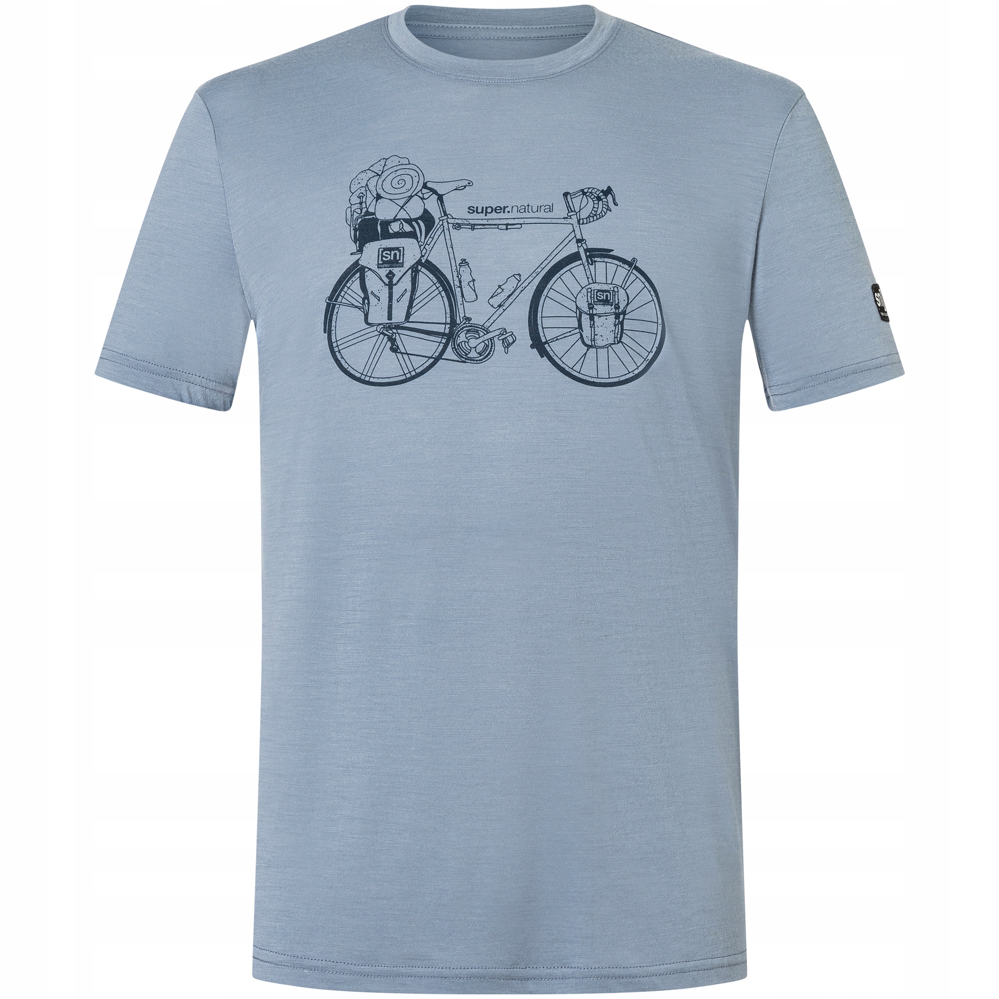 Koszulka męska t-shirt Super.natural M Wander Wheel Tee niebieska r. M