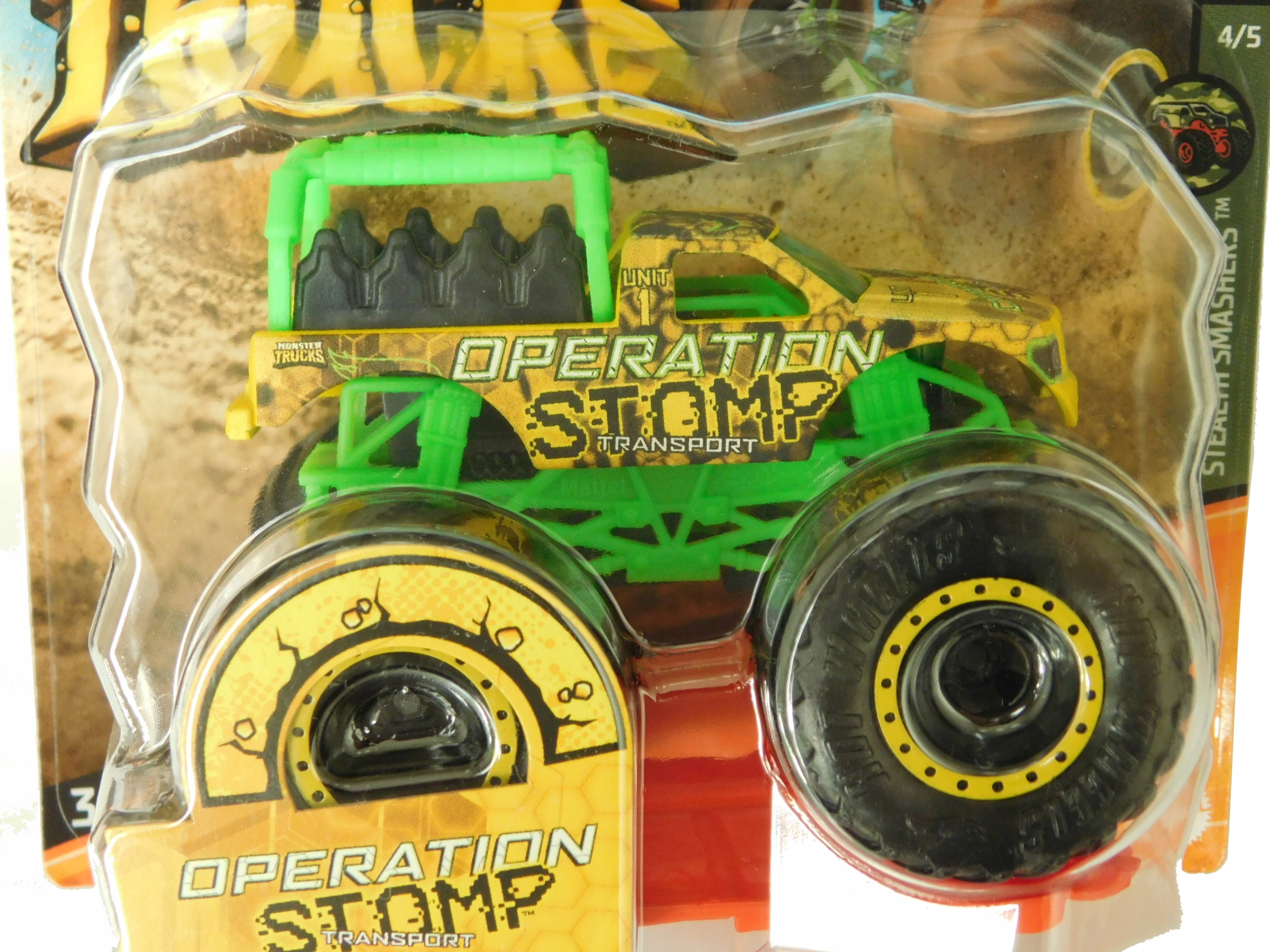HOT WHEELS MONSTER TRUCKS OPERATION STOMP GJF12 Marka Hot Wheels