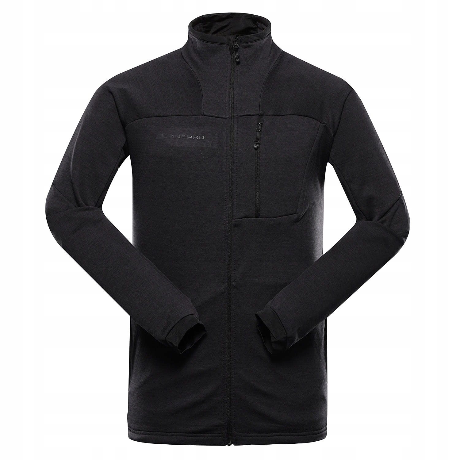 Bluza męska trekkingowa szybkoschnąca Alpine Pro Onnec 3 k.czarny r.L