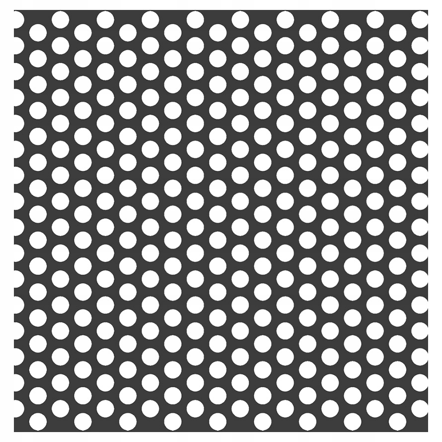 BLACHA PERFOROWANA 200 x 200 1,5 mm 6 - 9 KOŁA