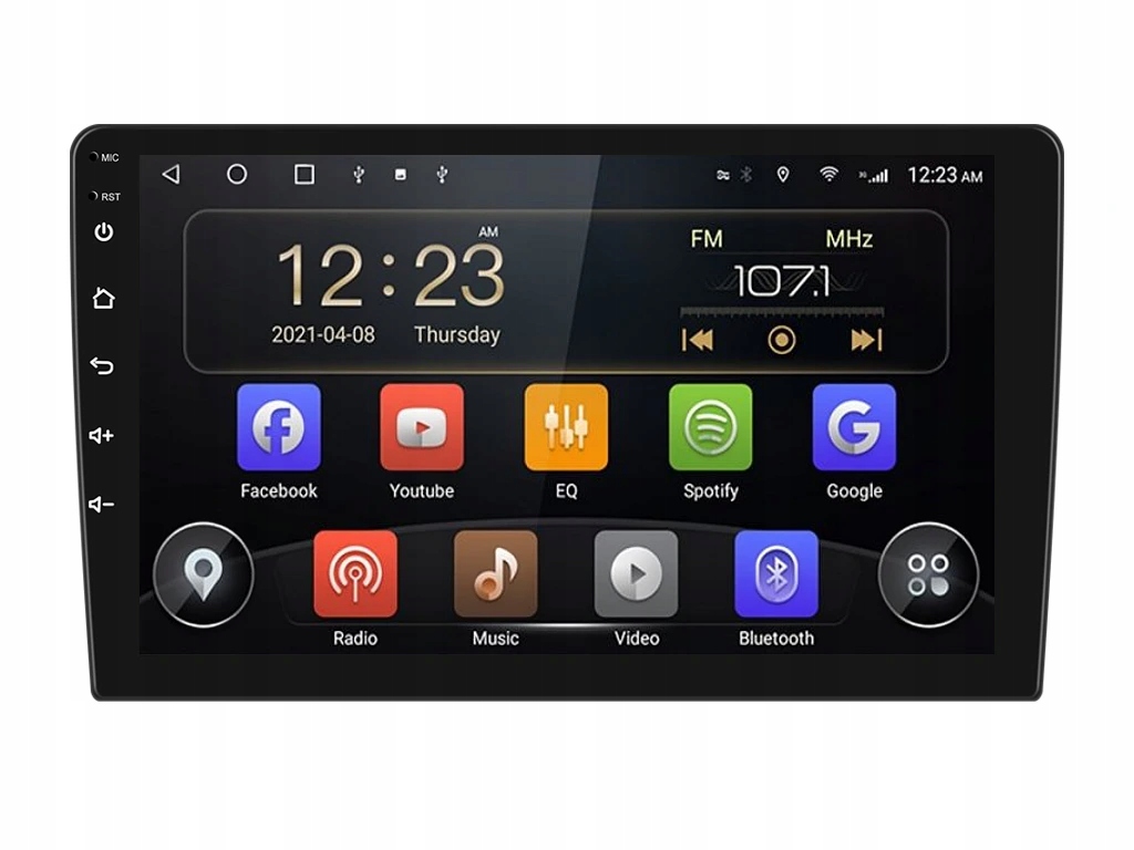 Isudar 2DIN autorádio T72-UN08 Android s Qled