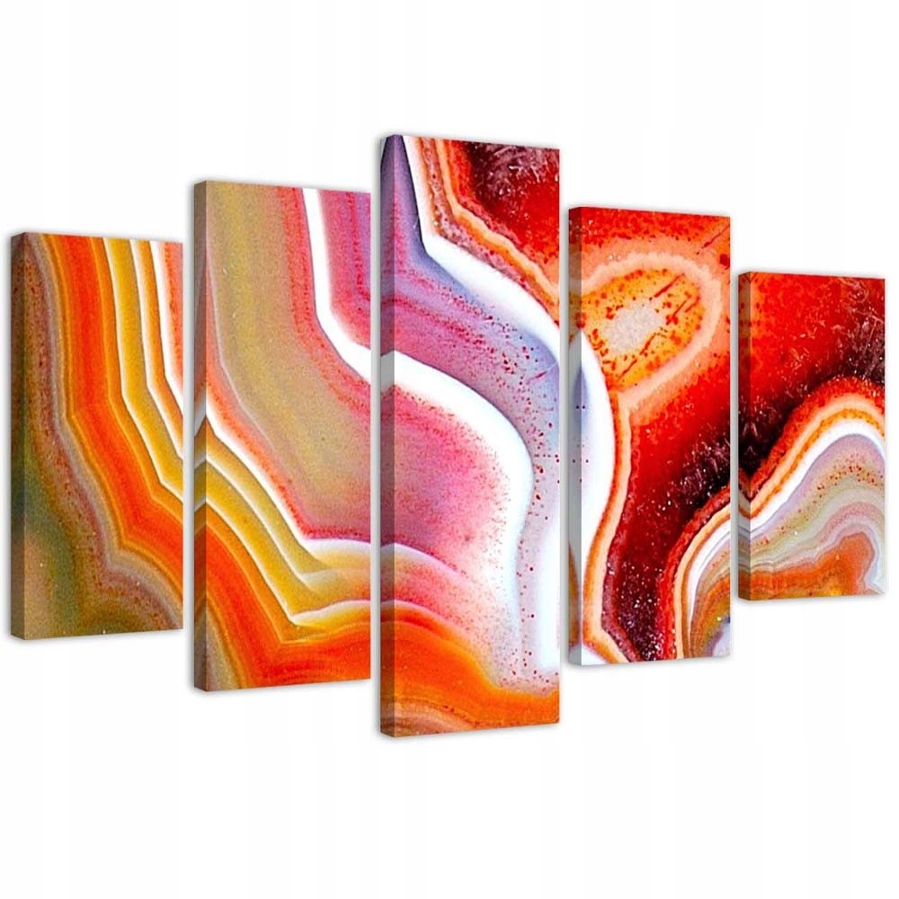 5-dielny obraz na plátne Tanec neónov 150x100