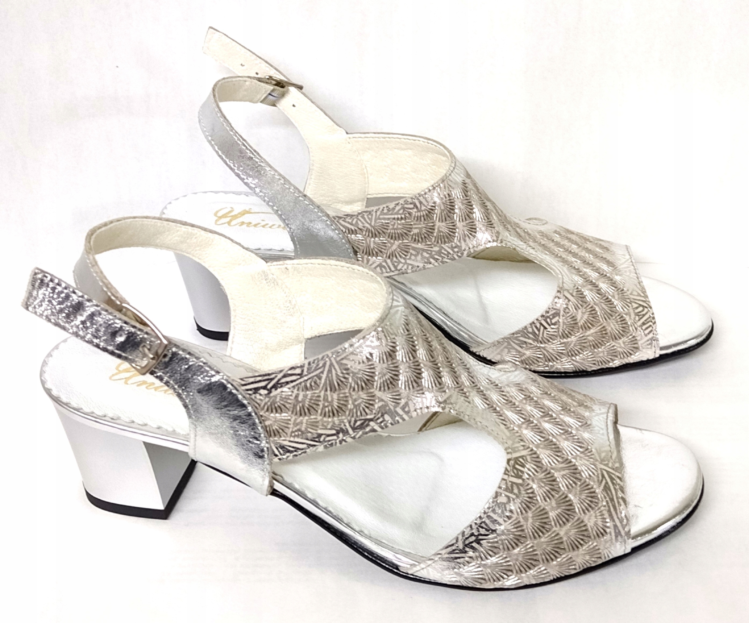 Elegantní Sandály Styl A Pohodlí Kůže Nat. 65-39