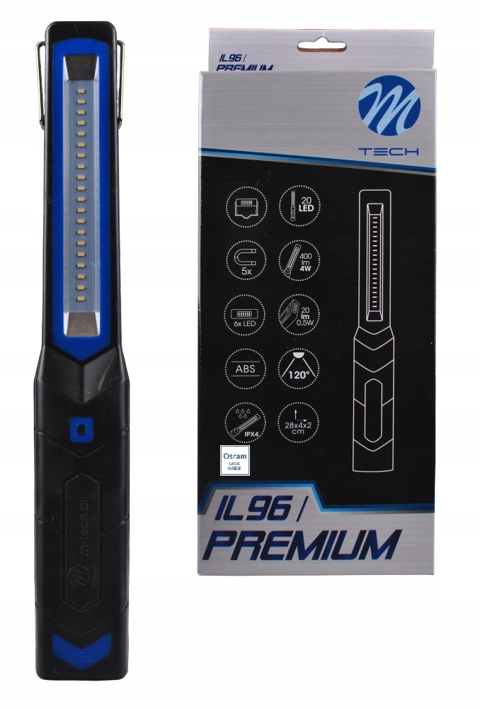 

Bezprzewodowa lampa przenośna Led Osram M-tech