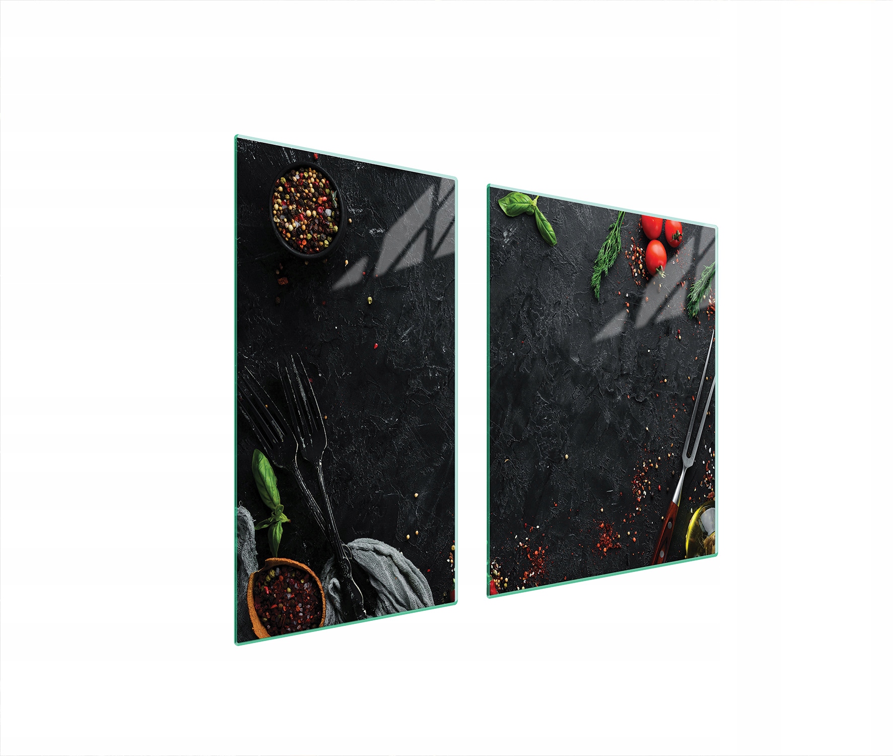 Skleněná Ochranná Deska Na Sporák 90x52 Břidlice Tvrzené Sklo