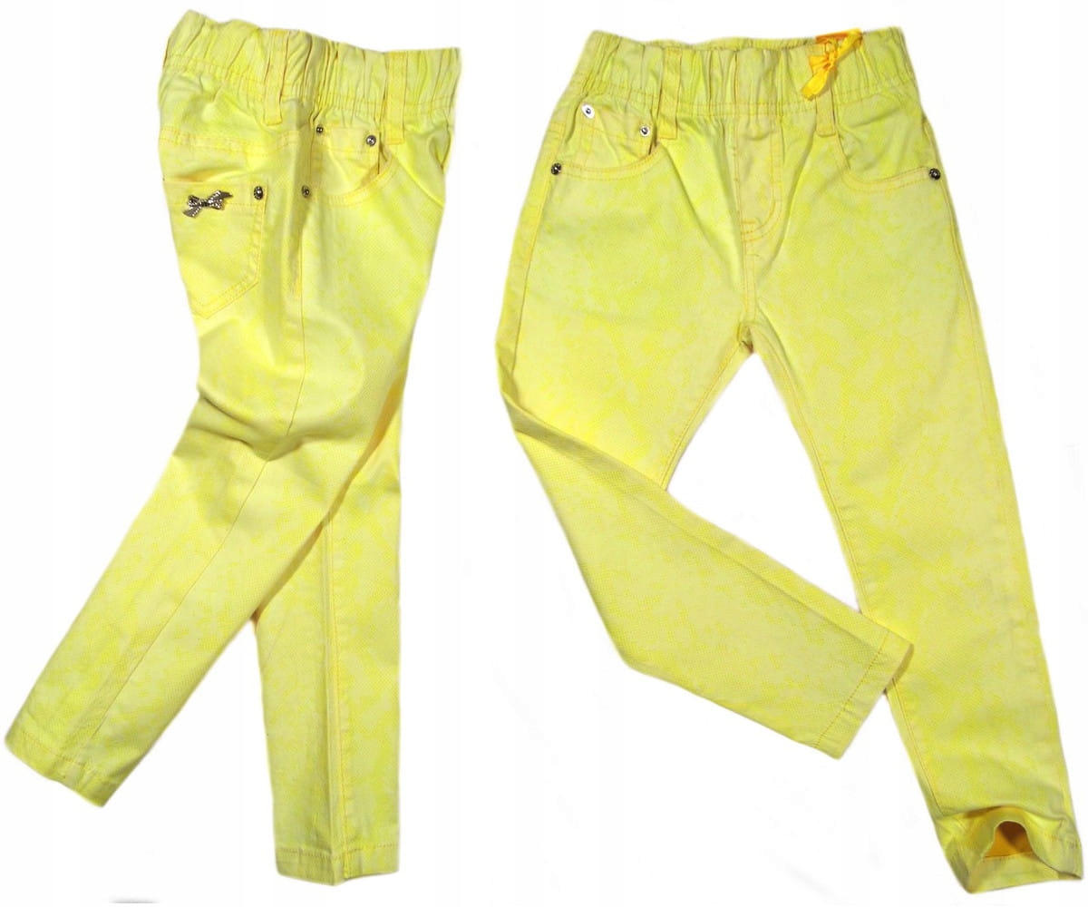 

pastelowe letnie Spodnie 220 Anaconda 4Y yellow