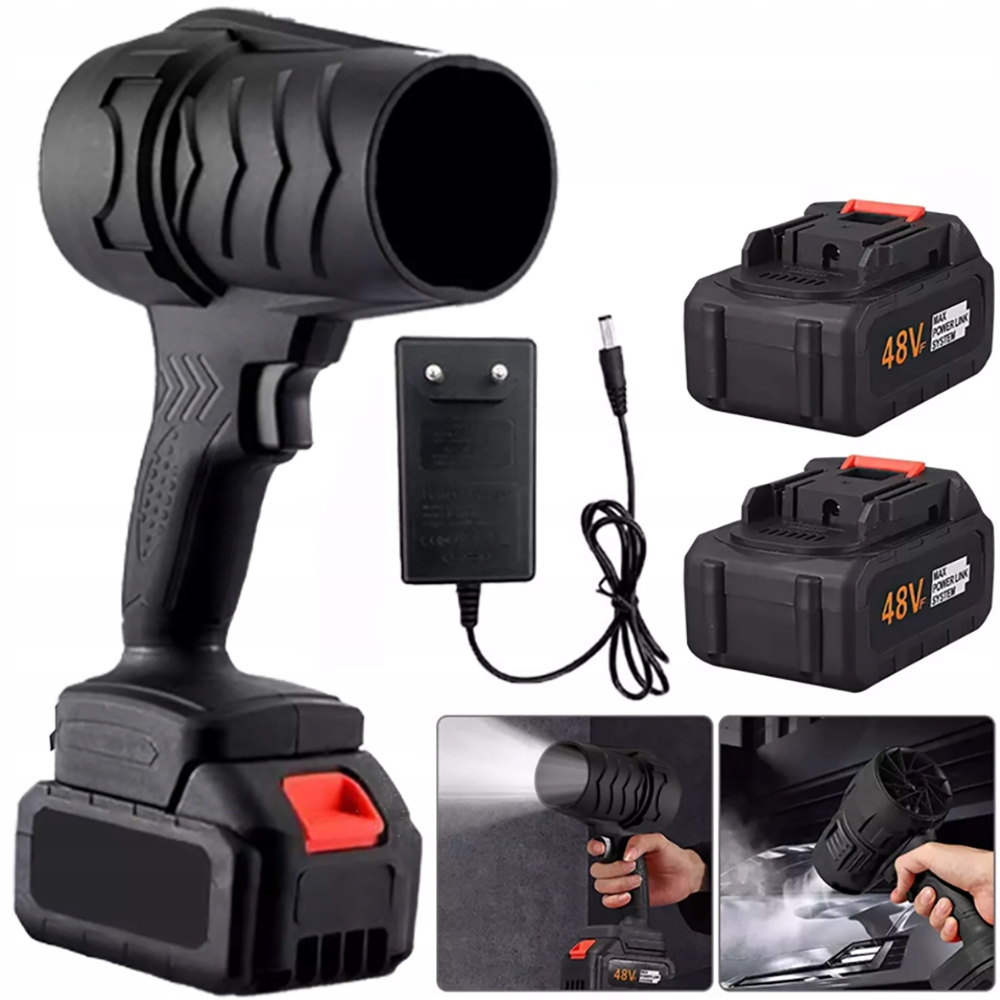 Foukač Na Sněhové Listí Pro Vysoušení Aut Akumulátorové Výkonné 2AKU Na Baterie