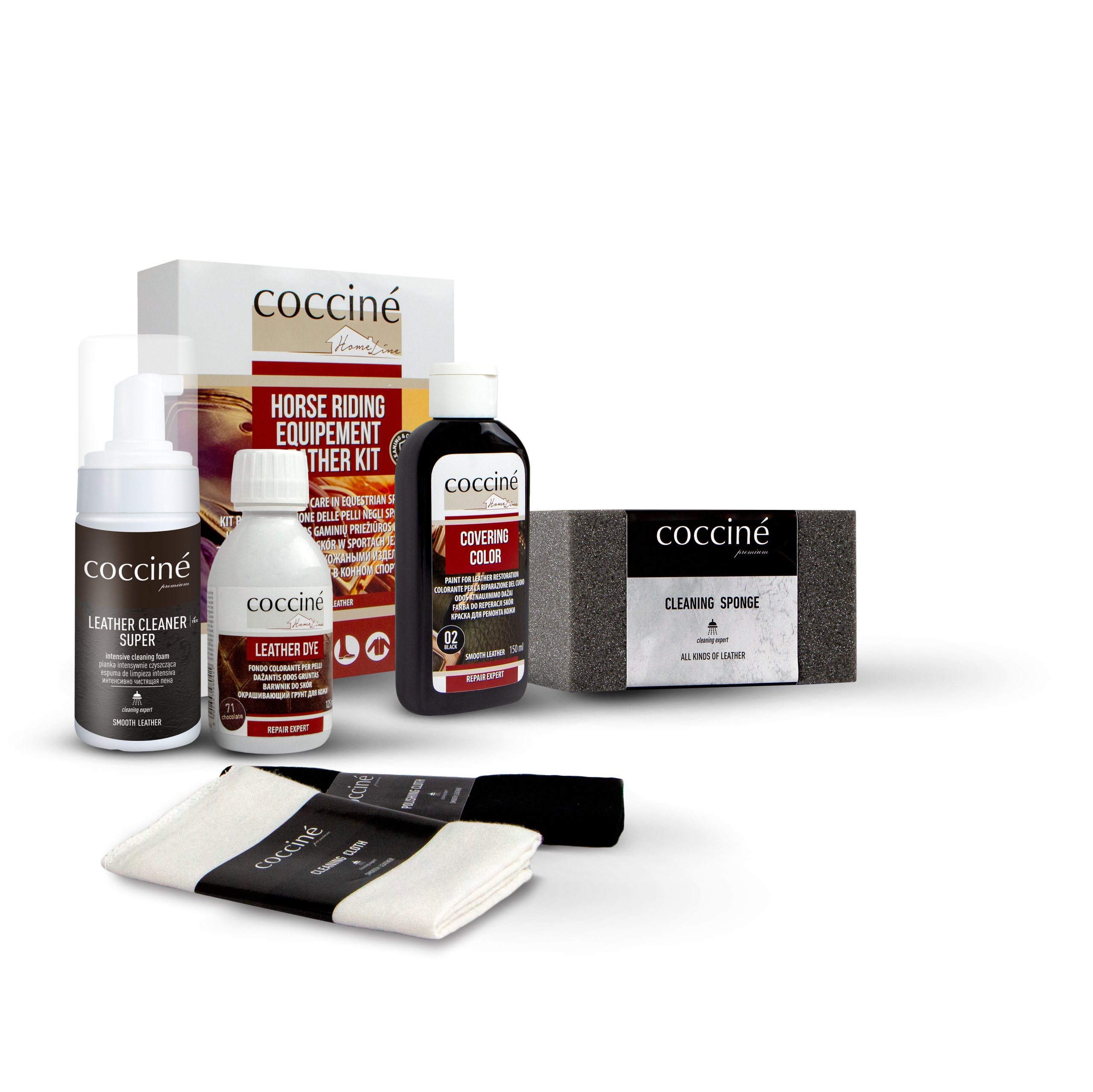 

Coccine Zestaw Do Renowacji Skóry 6W1 Czarny