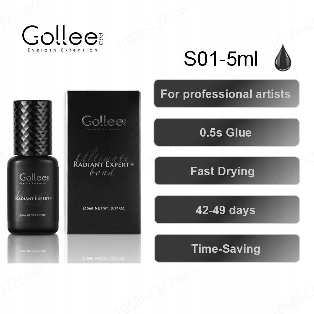 Gollee 5ml Eyelash Extension Glue 0.5 Second