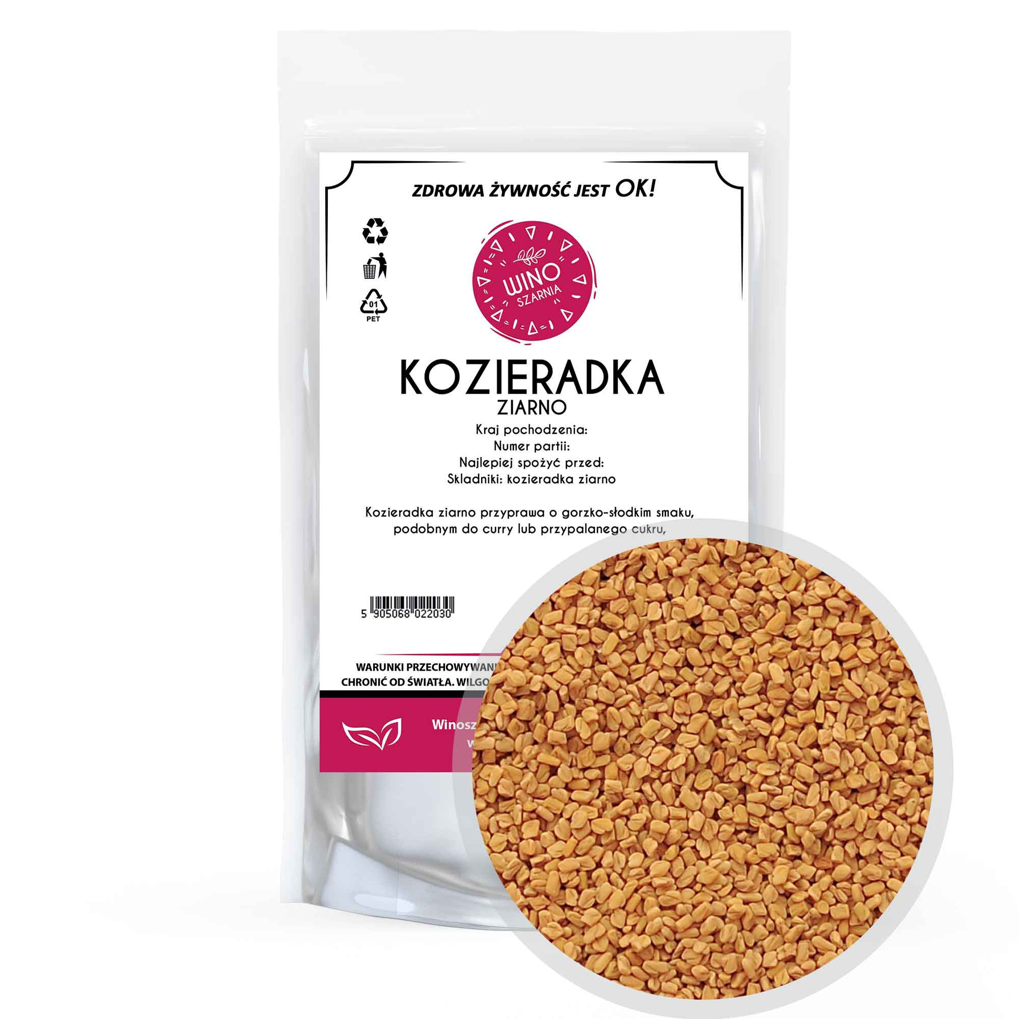 Kozieradka ziarno - 500g Nasiona Kozieradki