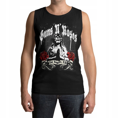 TANK TOP HORROR/ROCK GUNS N ROSES DEATH PRAYING