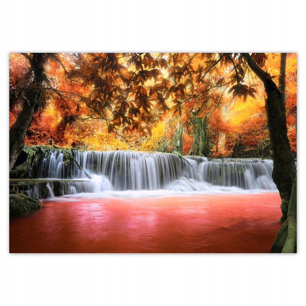 Fototapety vliesové 416x290 Oranžový vodopád