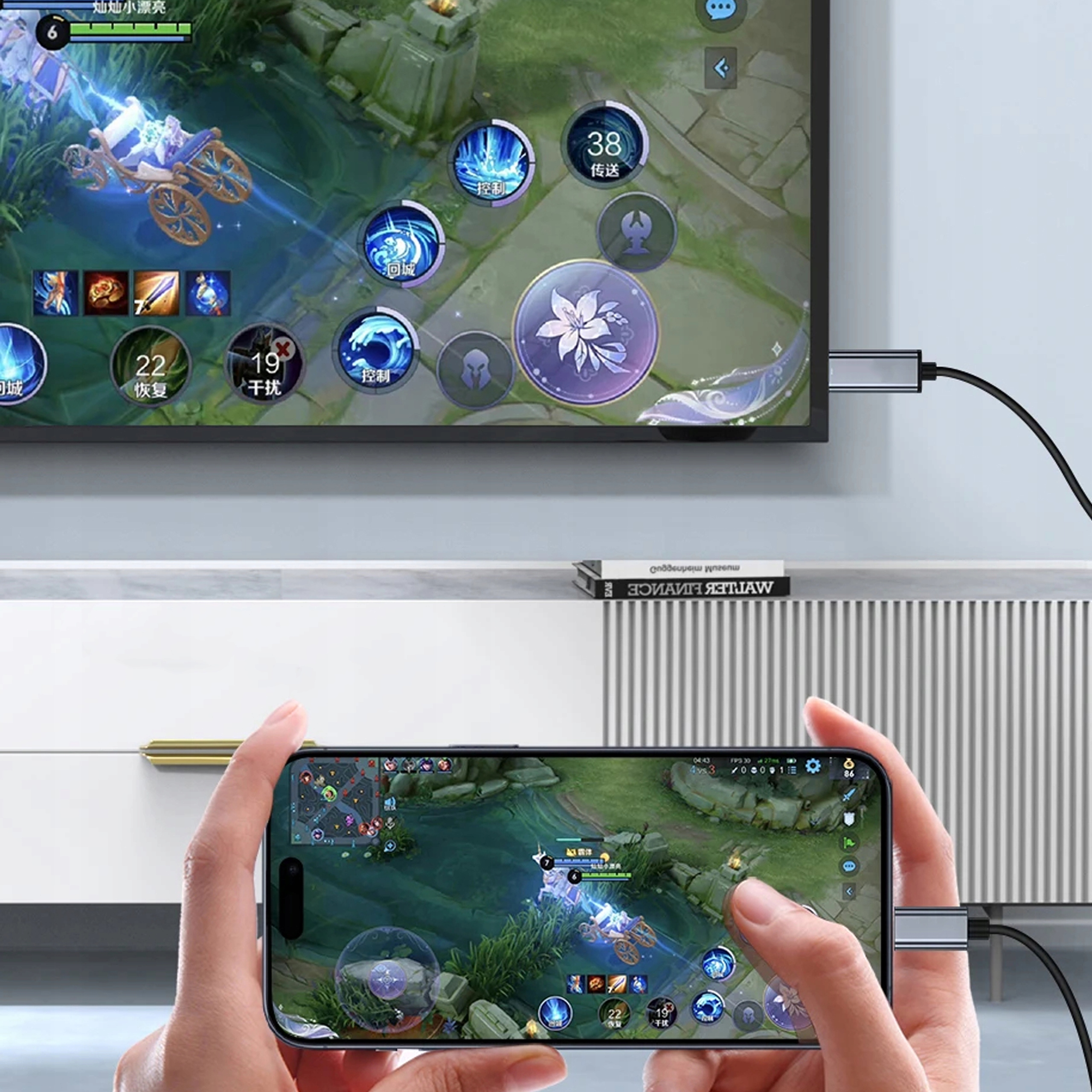 KABEL PRZEWÓD DISPLAYPORT USB-C TYP THUNDERBOLT MACBOOK PLECIONKA 8K 4K 2M Marka Blow