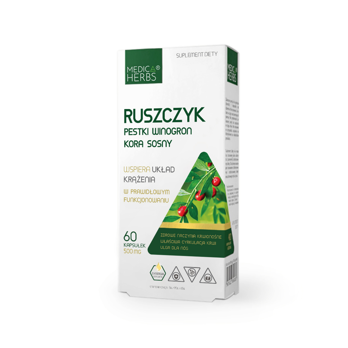 

Medica Herbs Ruszczyk Pest. Winogron K. sosny 60 k