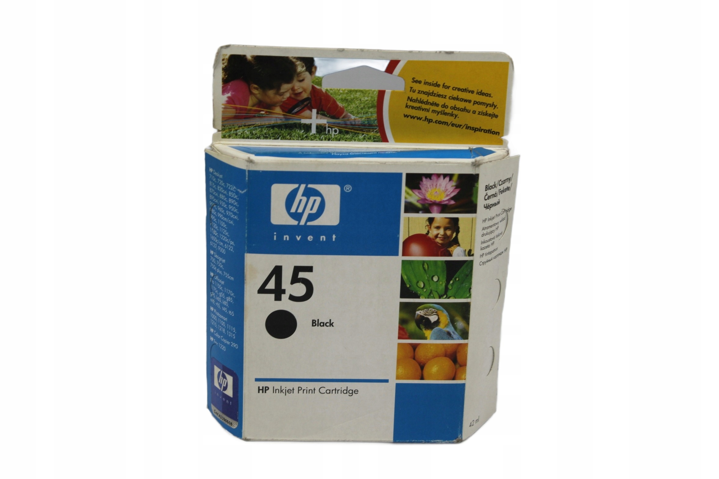 Hp 45 51645AE inkoustová náplň černá 06-08 originál