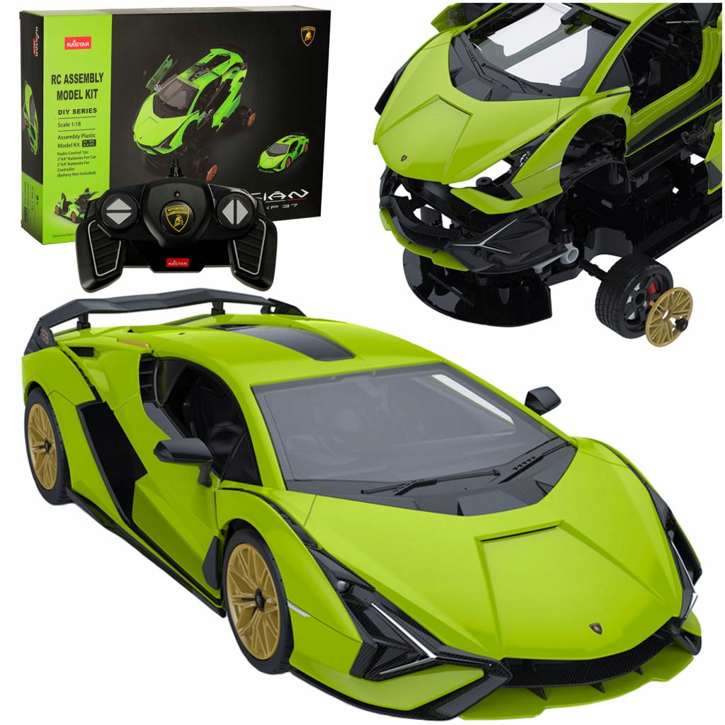 SAMOCHÓD ZDALNIE STEROWANY RASTAR 97400 LAMBORGHINI SIAN ZESTAW DO ZŁOŻENIA