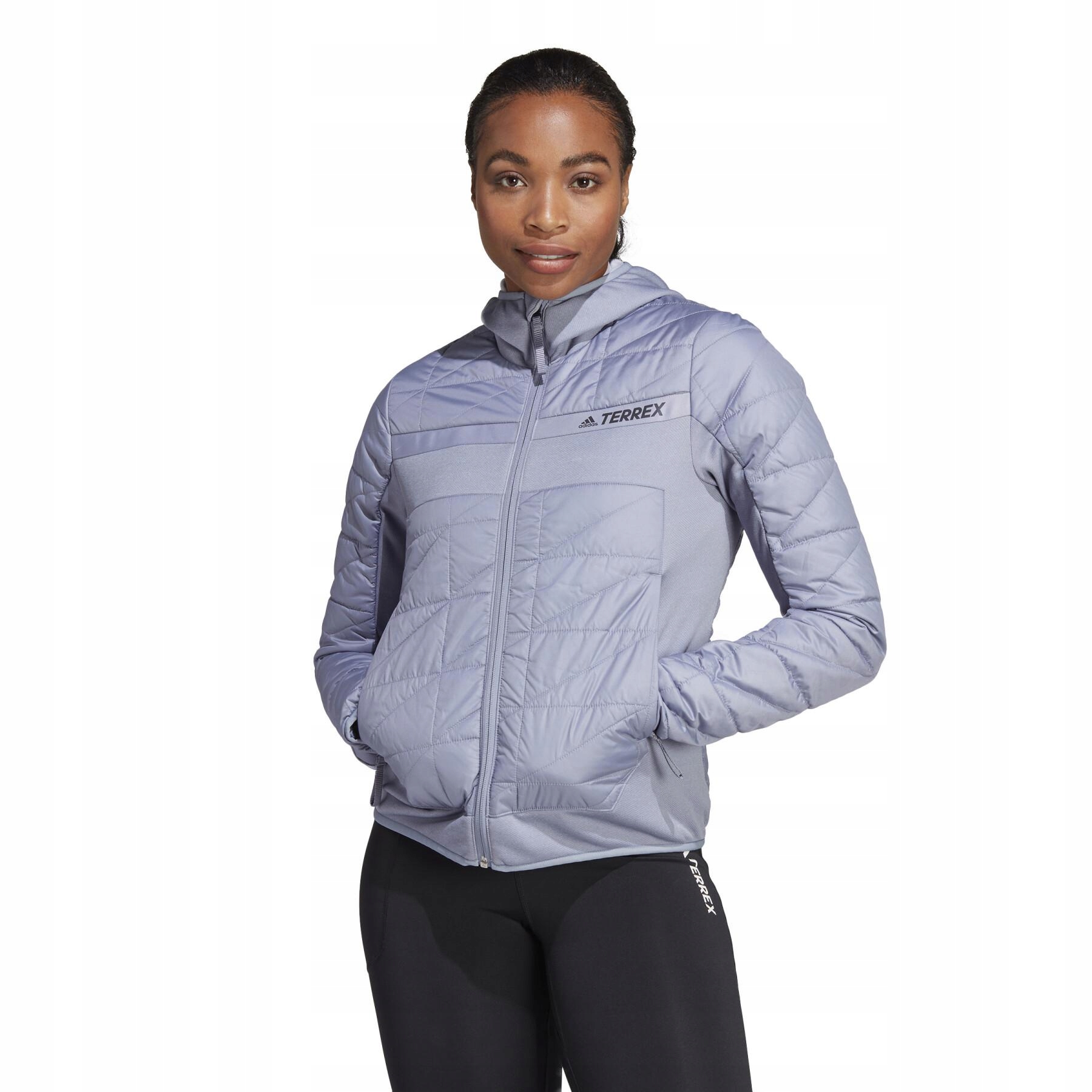 Dámská sportovní bunda adidas Terrex Multi Primegreen Hybrid XL fialová