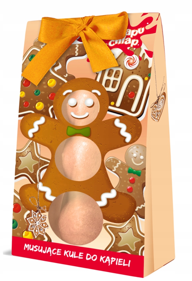 

Zestaw Kul Musująch Do Kąpieli Ciasteczka Piernik