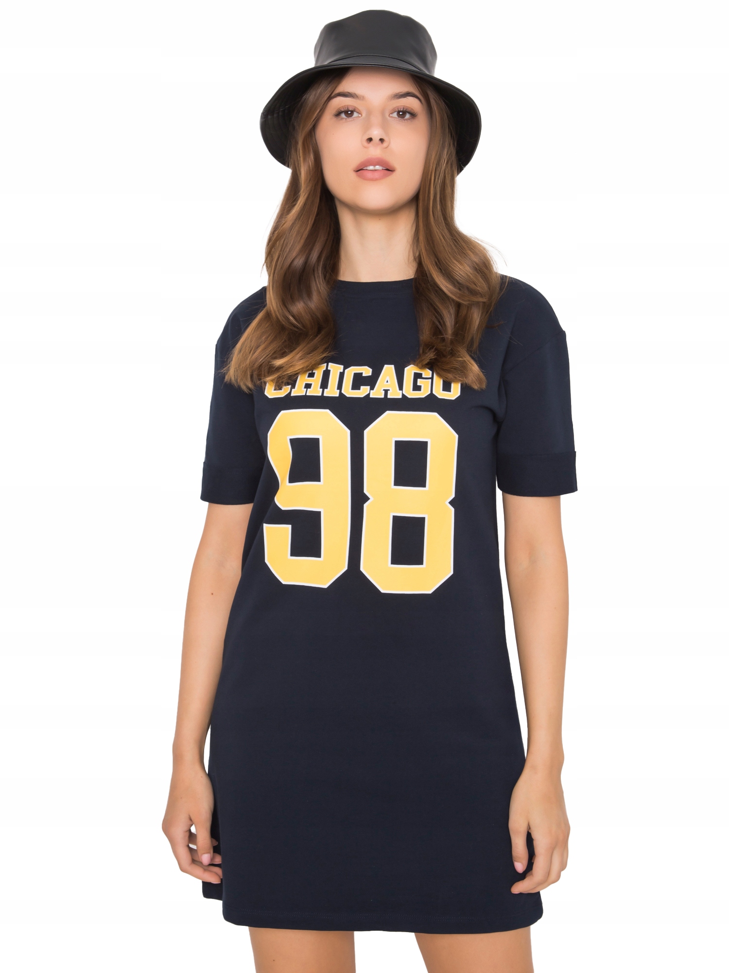 

Modna Tunika Damska Bluzka Z Printem - L