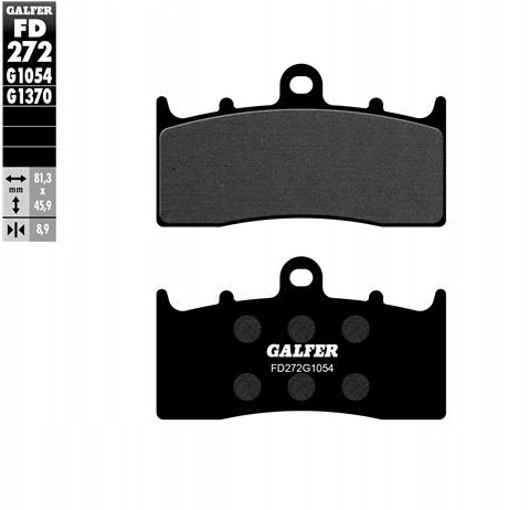 GALFER KLOCKI HAMULCOWE SEMI METAL BMW K 1600 GT SE