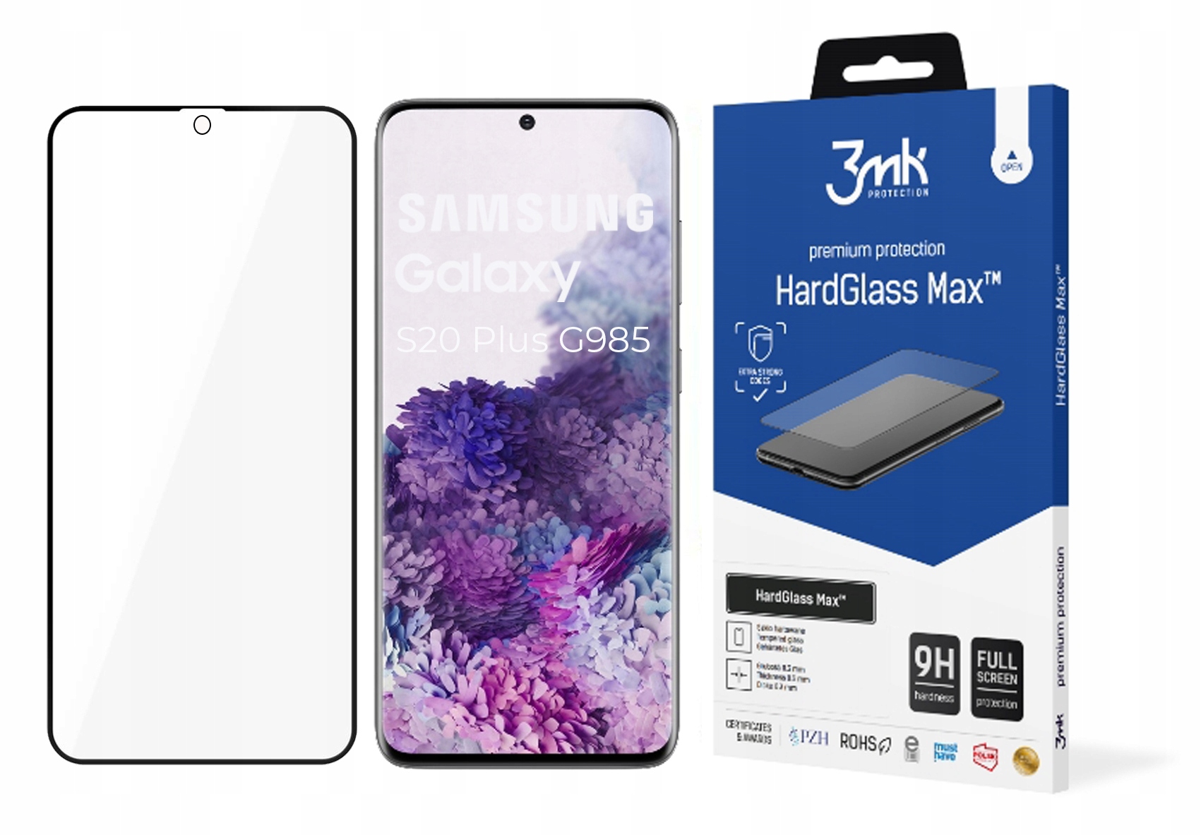 

3mk Hardglass Max do Samsung Galaxy S20 Plus G985