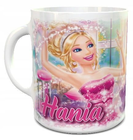 

Kubek lalki Barbie z imieniem dla dziewczynek