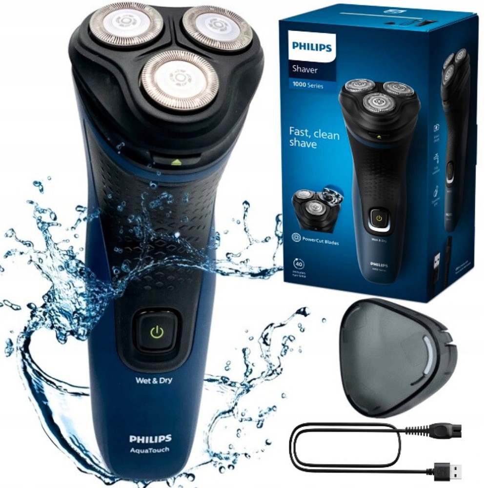 Maszynka Do Golenia golarka Philips do brody Na Sucho i Mokro