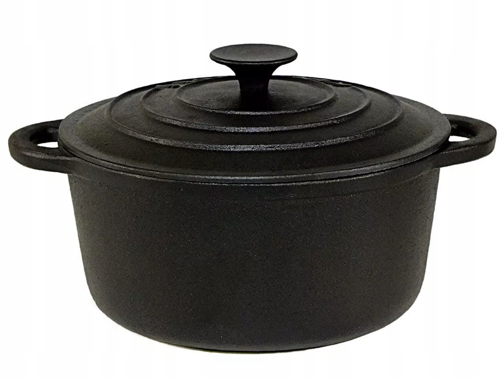 

Garnek żeliwny Krisberg 24cm 4.2L ciężki indukcja