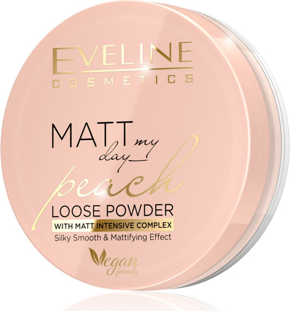 Eveline MATT My Day Peach Puder do twarzy