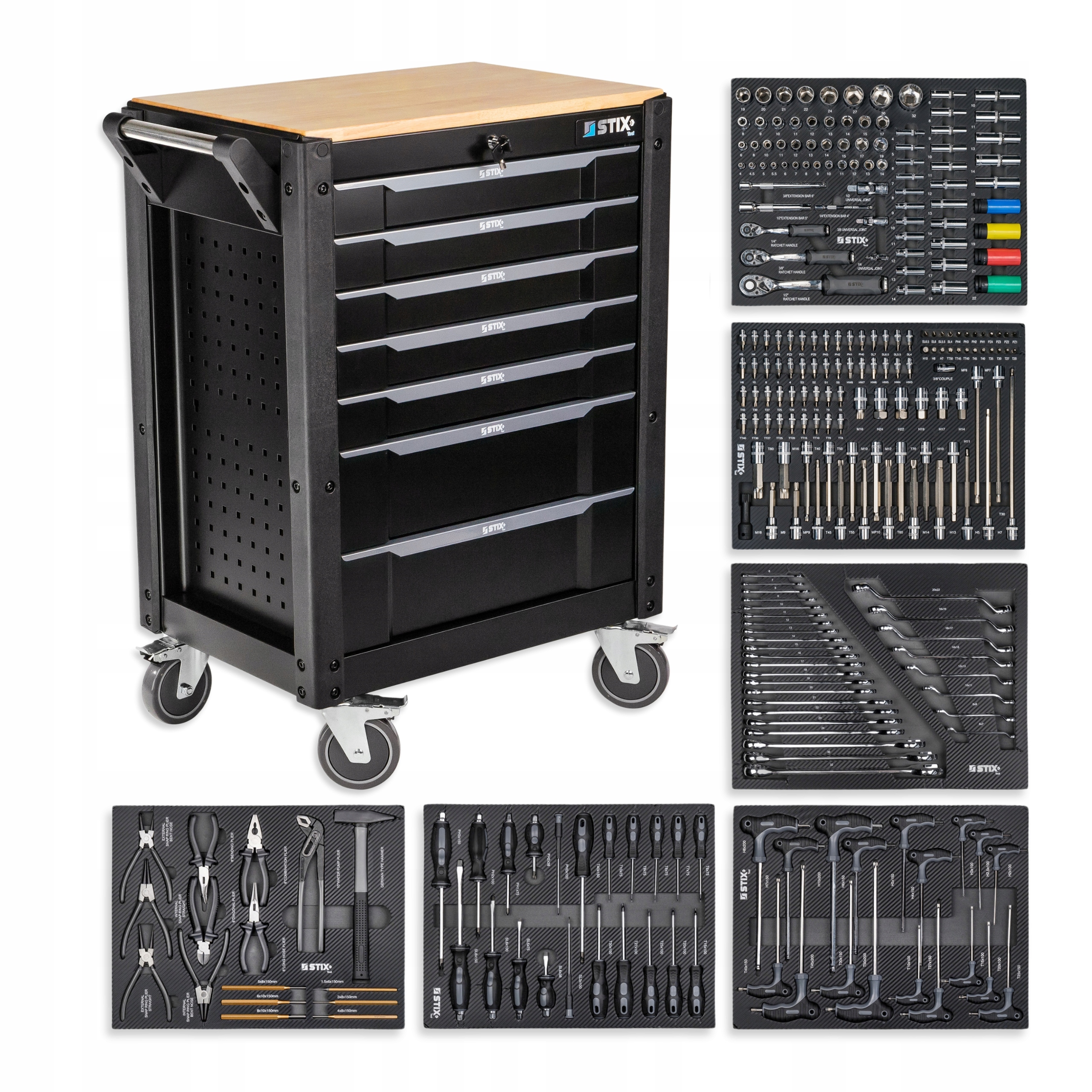 Dílenská Skříň Vozík Na Nářadí EL-267 UltimatePro C7/TS1