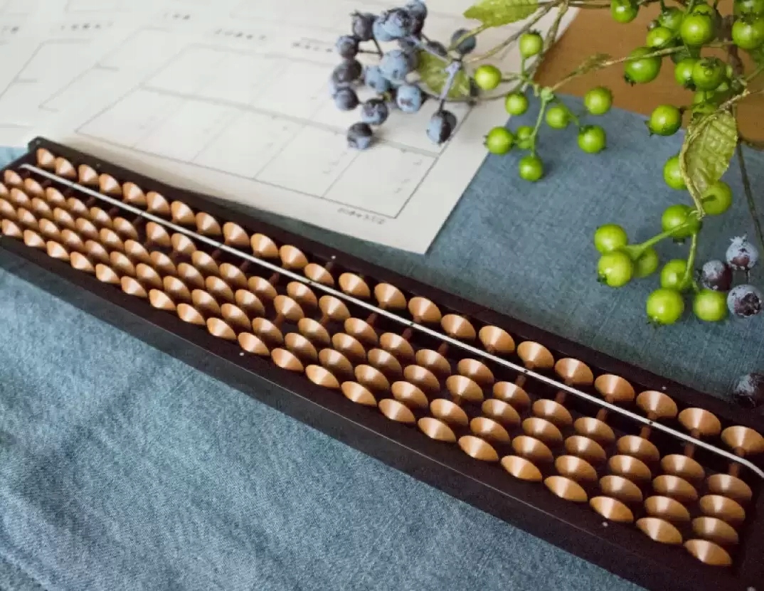 JAPOŃSKI SOROBAN ABAKUS ORYGINAŁ ROBIONY RĘCZNIE ONO TOMOE TORBA 23 KOLUMNY Bohater brak