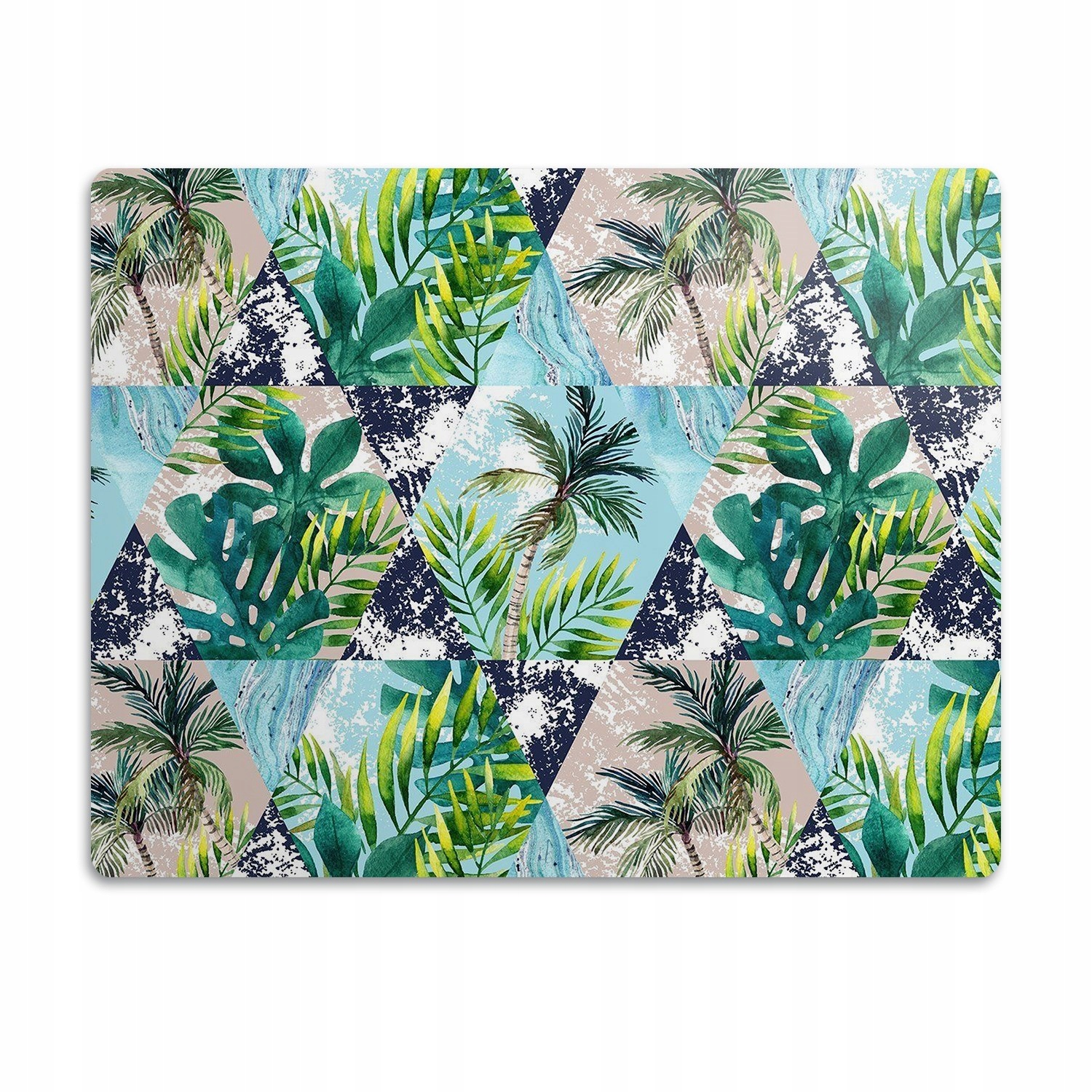 Levně Ochranná podložka pod misky Mozaika tropická 90x60 cm