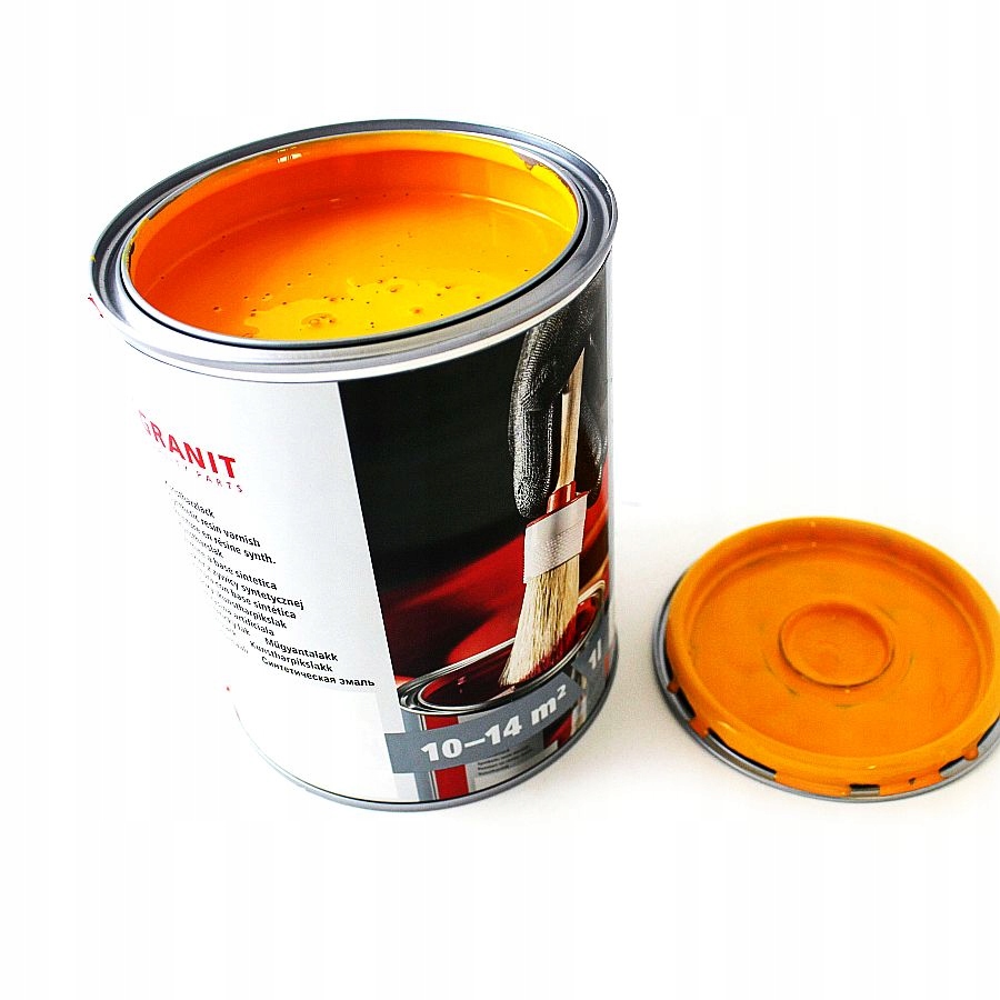 Farba lakier bazowy melonowy żółty Ral 1028 Wilckens 1l Granit