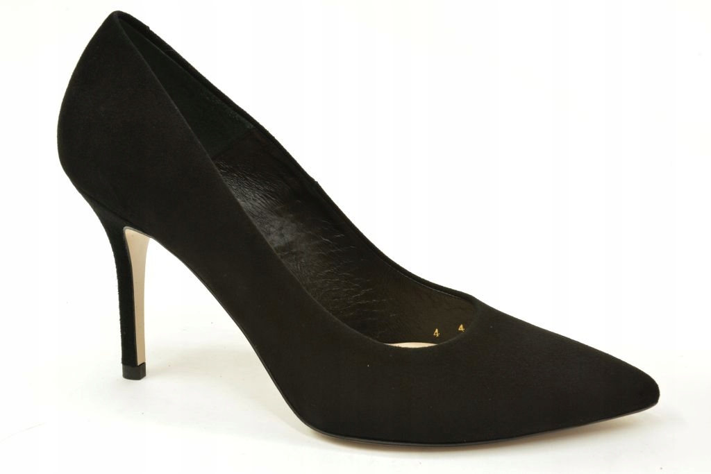 Bravo Moda 1811 lodičky Černé 9 cm Kůže vel. 36