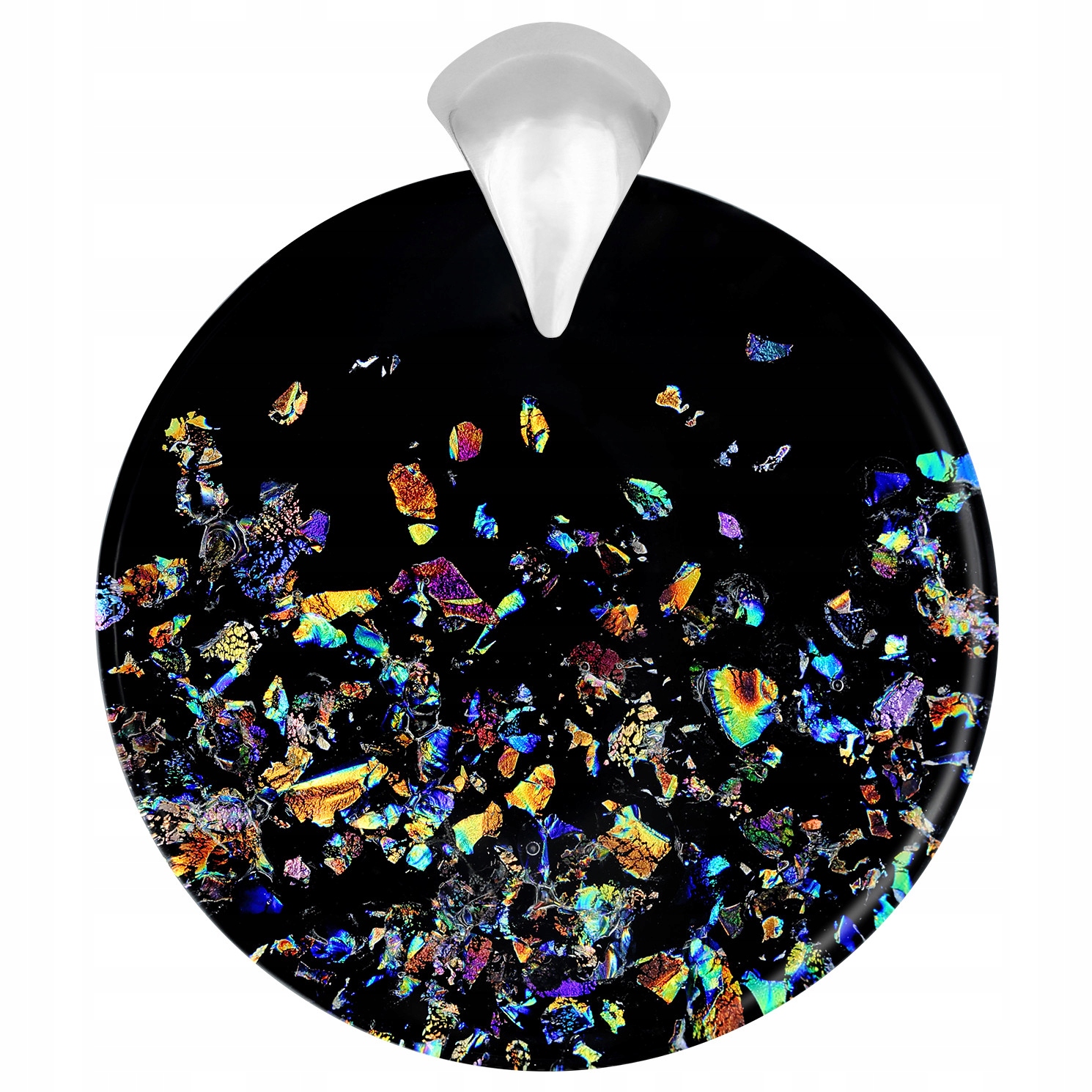 Dámský přívěsek Harf vícebarevný sklo murano kolečko