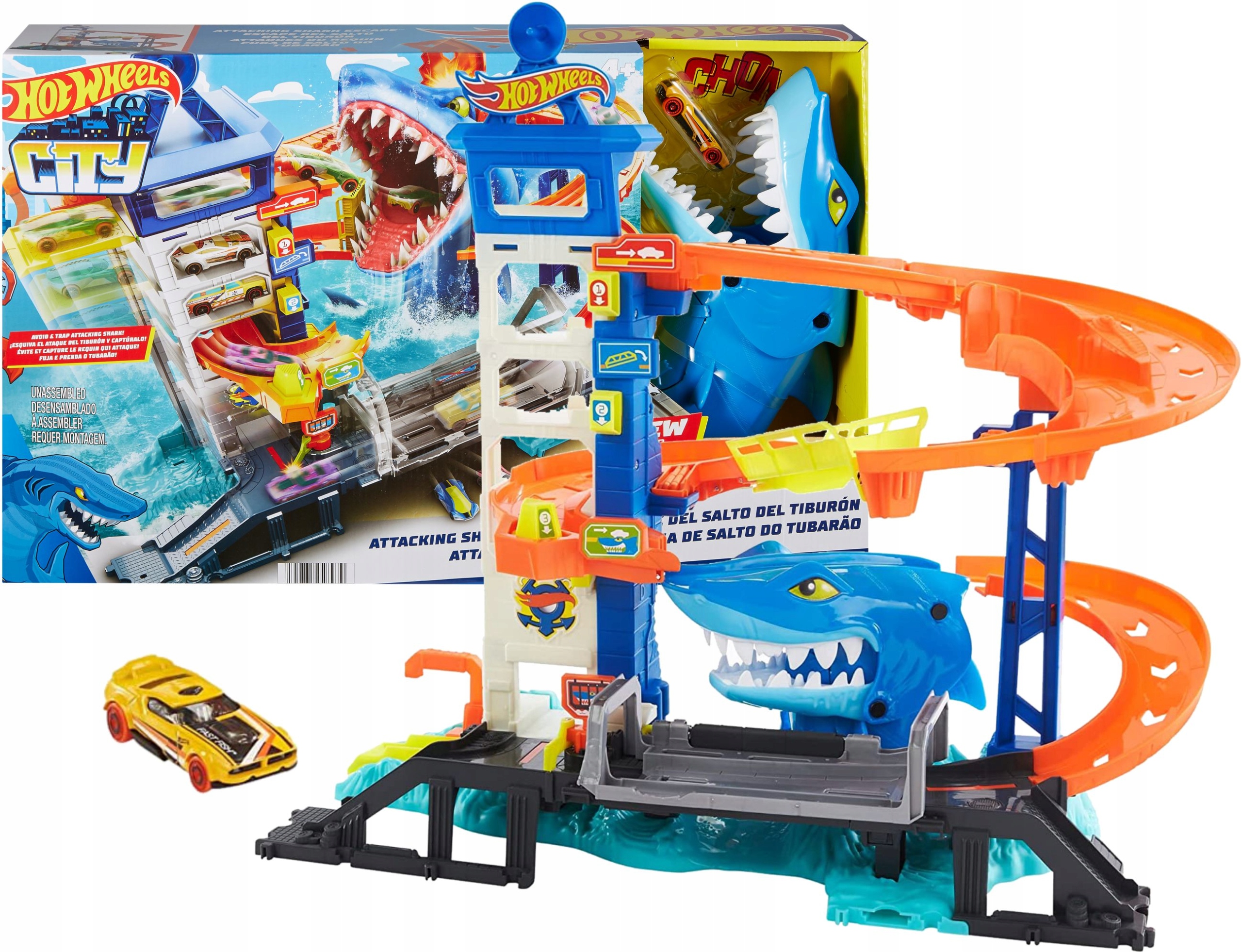 

Hot Wheels City Miejski Port Atak Rekina HDP06
