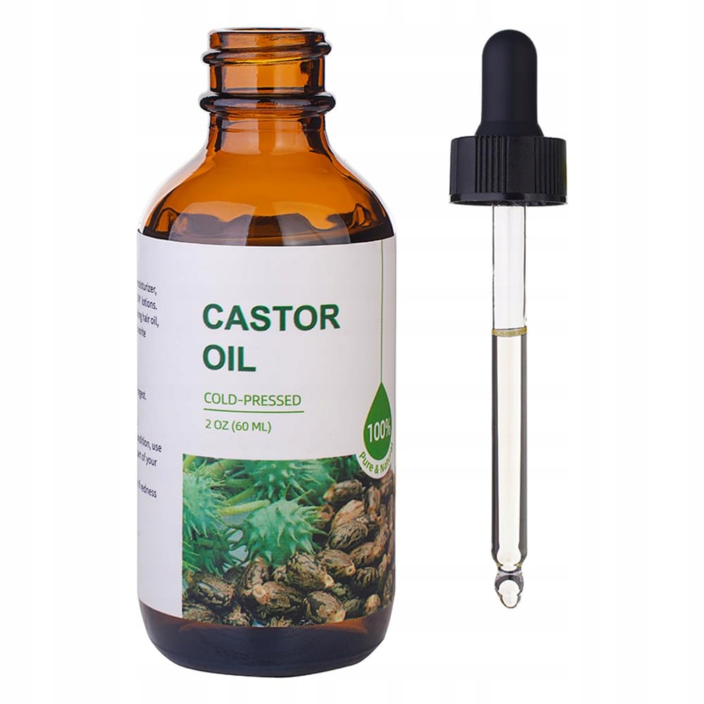 Castor Oil Organic Cold Pressed Unrefined,100% Pure,Cold Pressed ...