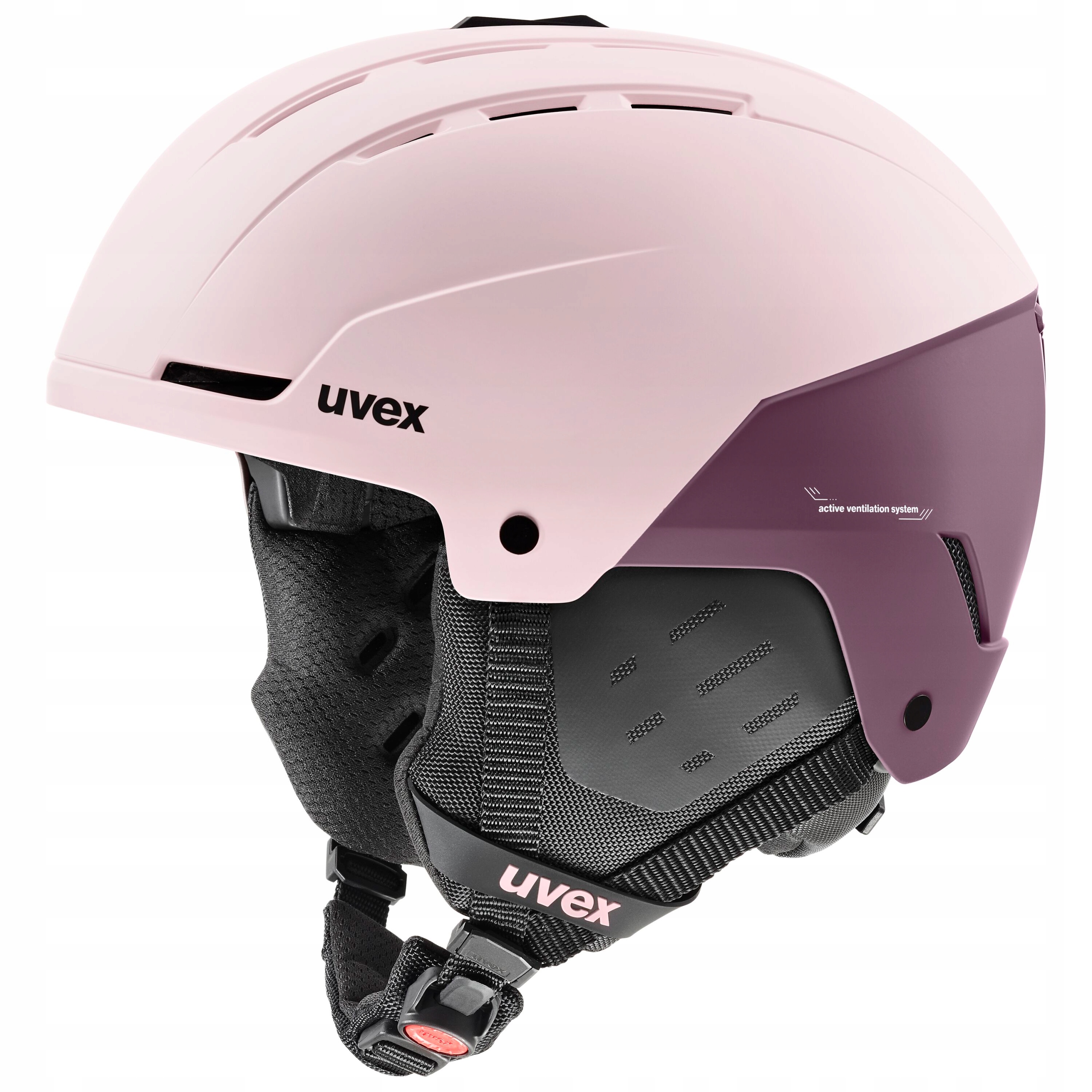 Kask narciarski Uvex Stance powder/plum 54-58cm