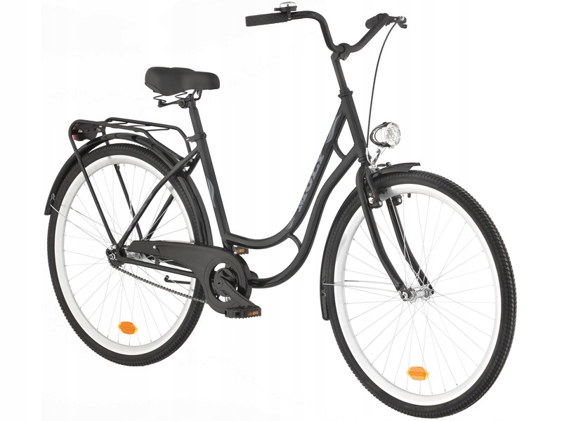 Rower miejski Moly 1B 28 cali damski Czarny