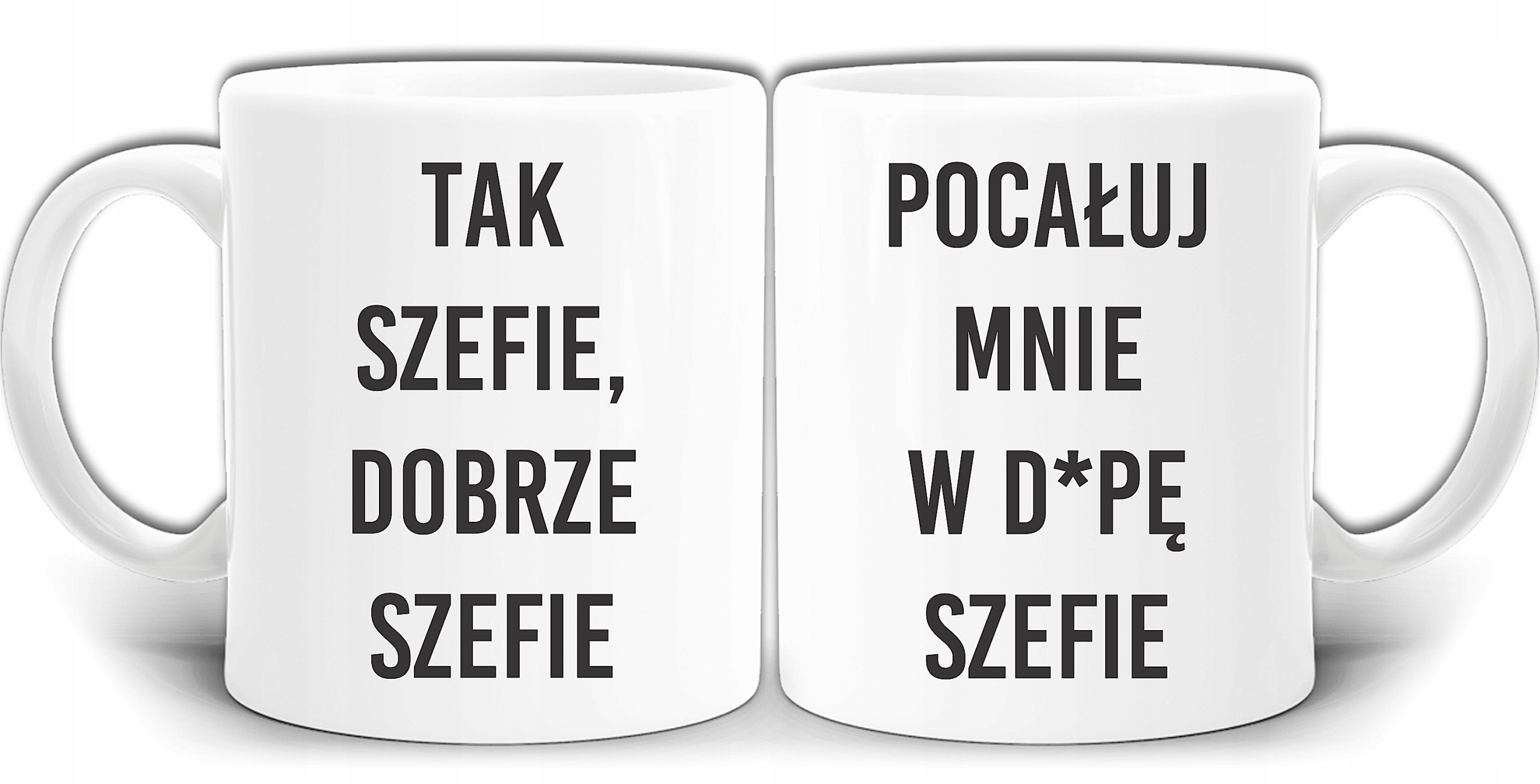 

Tak Szefie Dobrze Śmieszny Kubek + Pudełko GW255